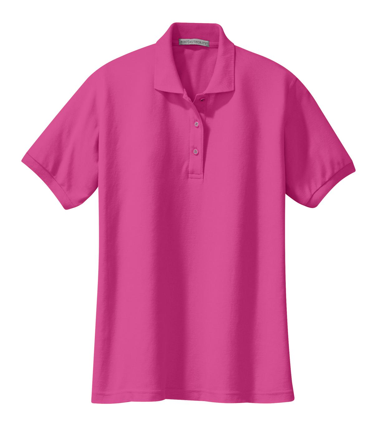 Port Authority Women's Silk Touch Polo - Tropical Pink