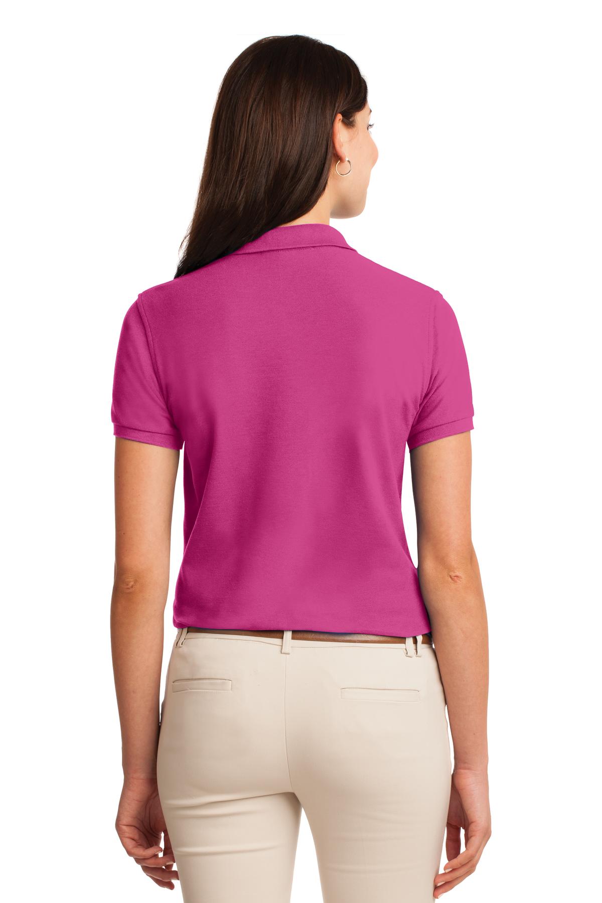 Port Authority Women's Silk Touch Polo - Tropical Pink