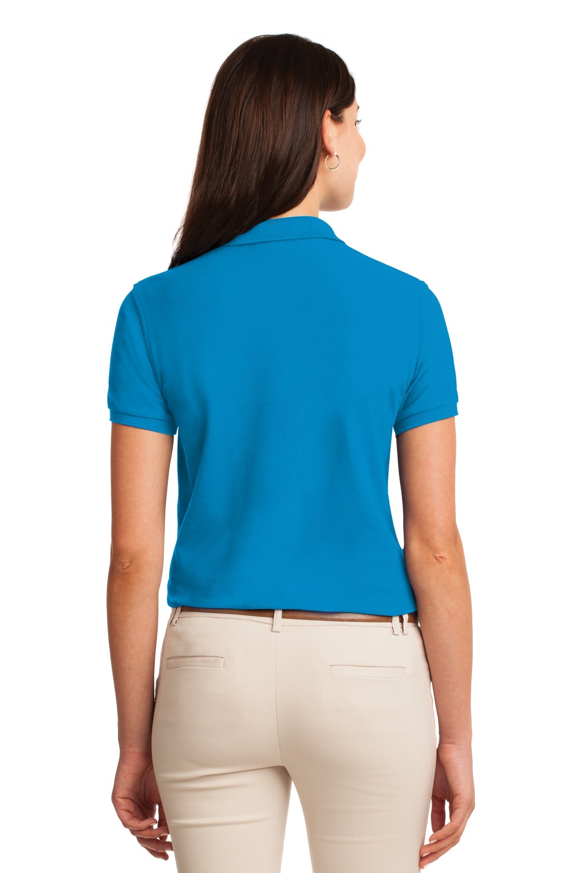 Port Authority Women's Silk Touch Polo - Turquoise