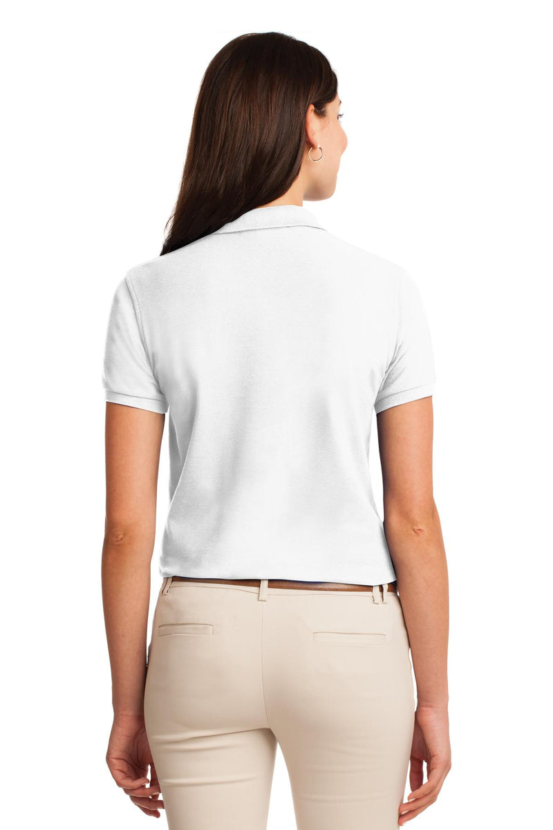 Port Authority Women's Silk Touch Polo - White