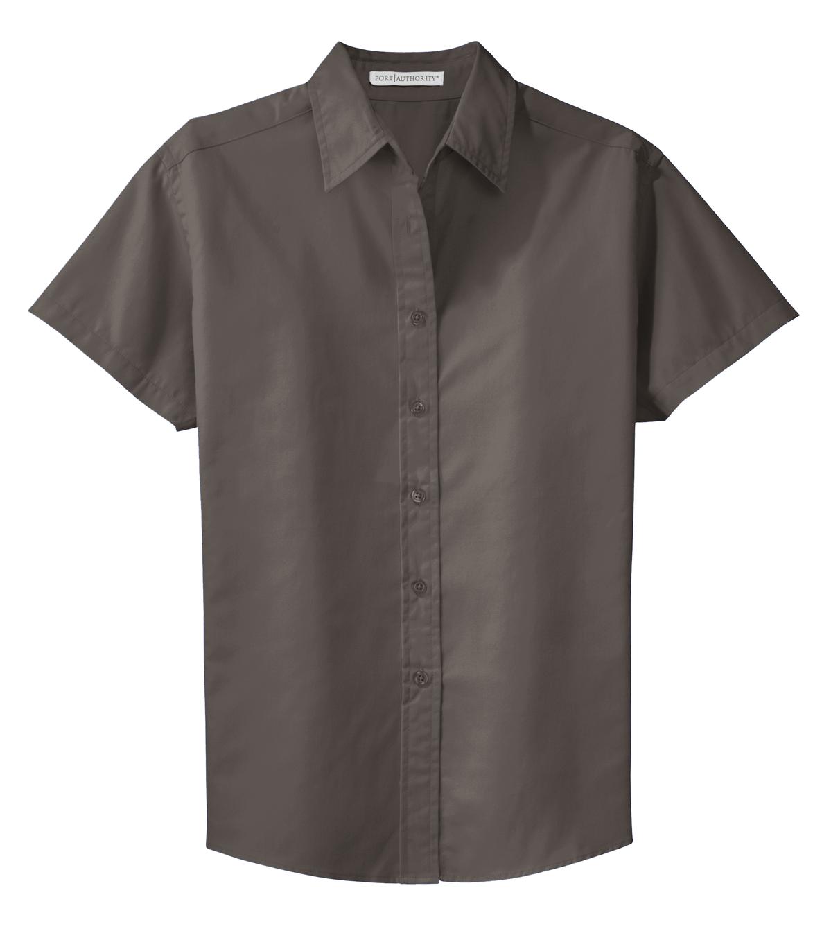 Port Authority Women's Short Sleeve Easy Care  Shirt - Bark