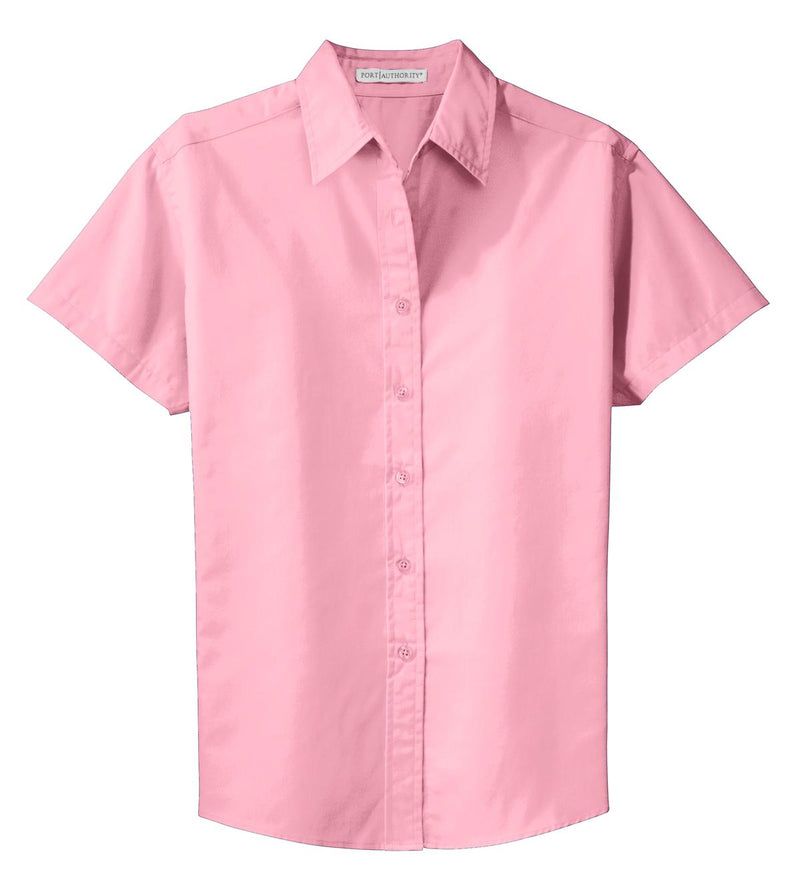 Port Authority Women's Short Sleeve Easy Care  Shirt - Light Pink