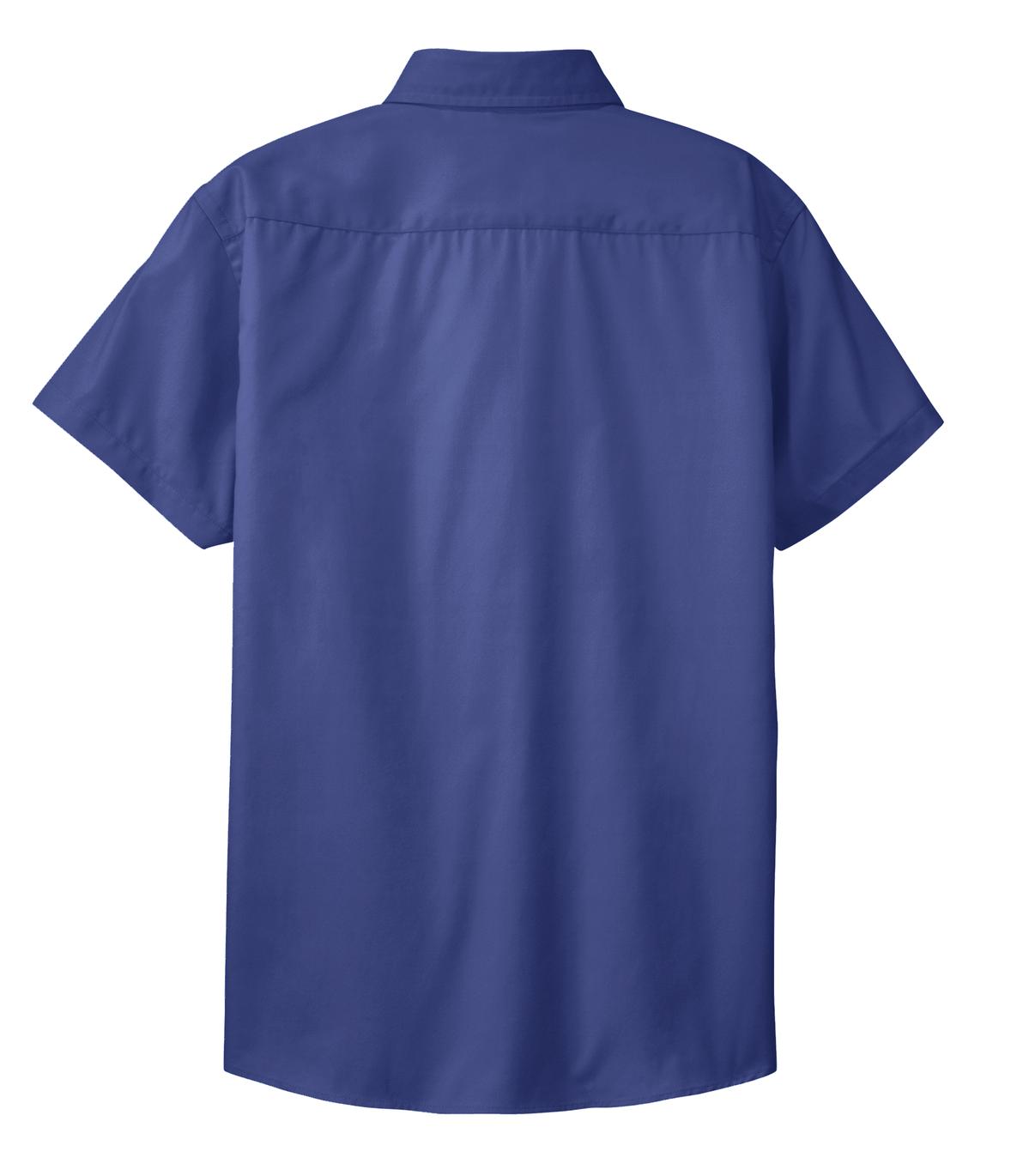 Port Authority Women's Short Sleeve Easy Care  Shirt - Mediterranean Blue