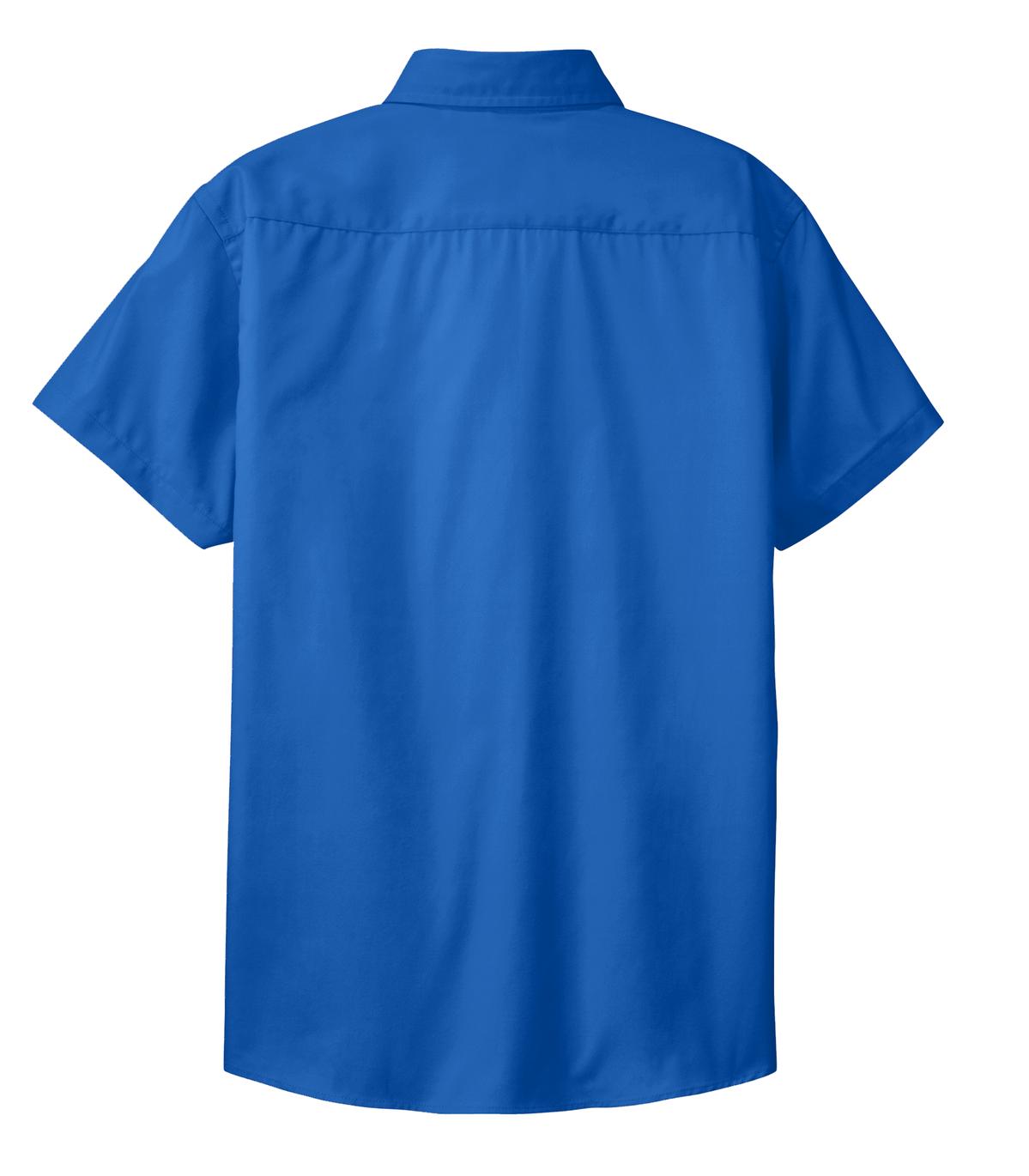 Port Authority Women's Short Sleeve Easy Care  Shirt - Strong Blue