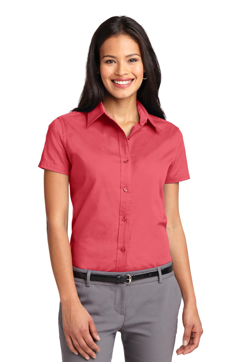 Port Authority Women's Short Sleeve Easy Care  Shirt - Hibiscus