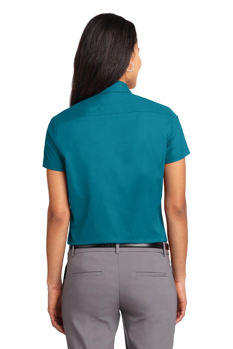 Port Authority Women's Short Sleeve Easy Care  Shirt - Teal Green