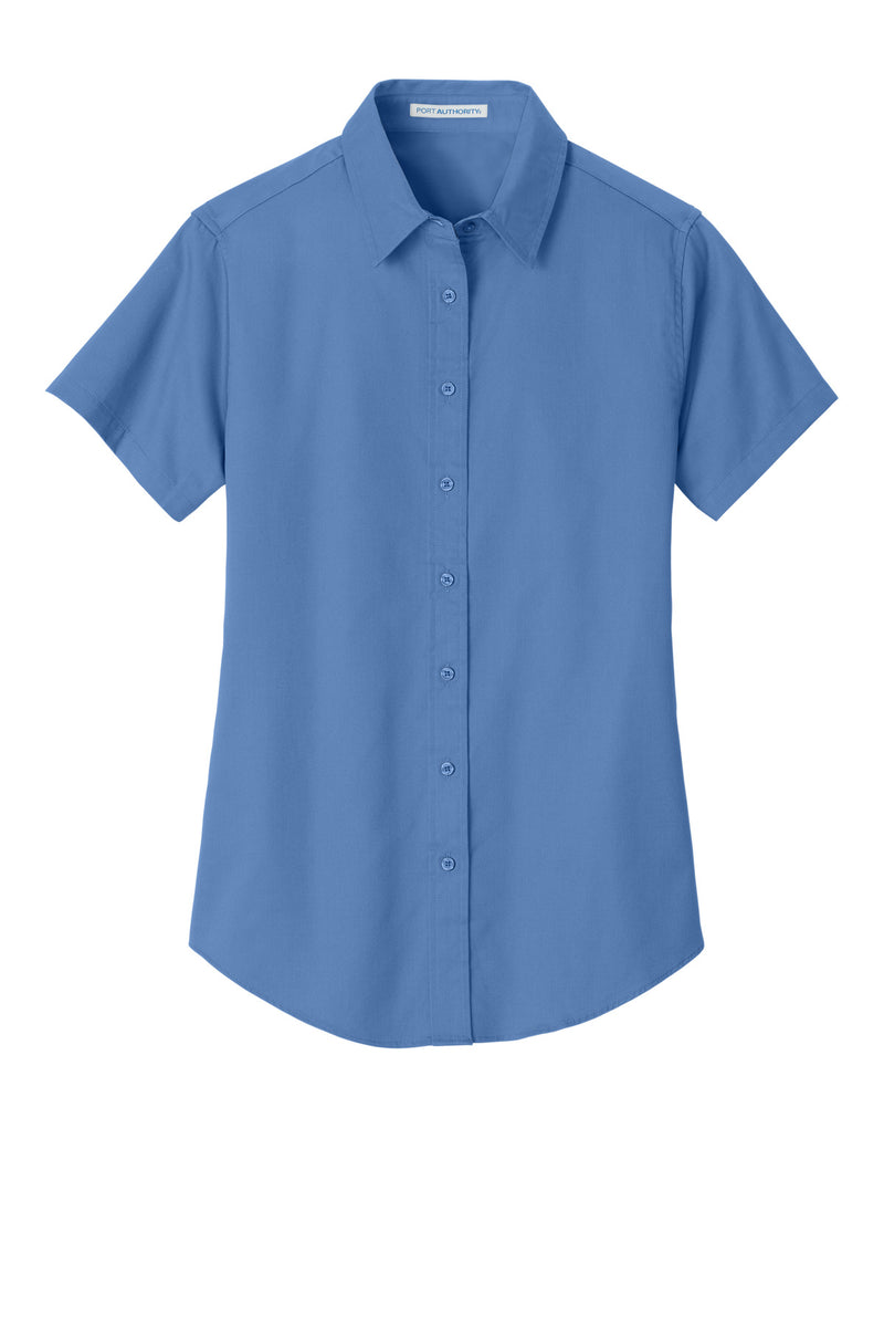 Port Authority Women's Short Sleeve Easy Care  Shirt - Ultramarine Blue