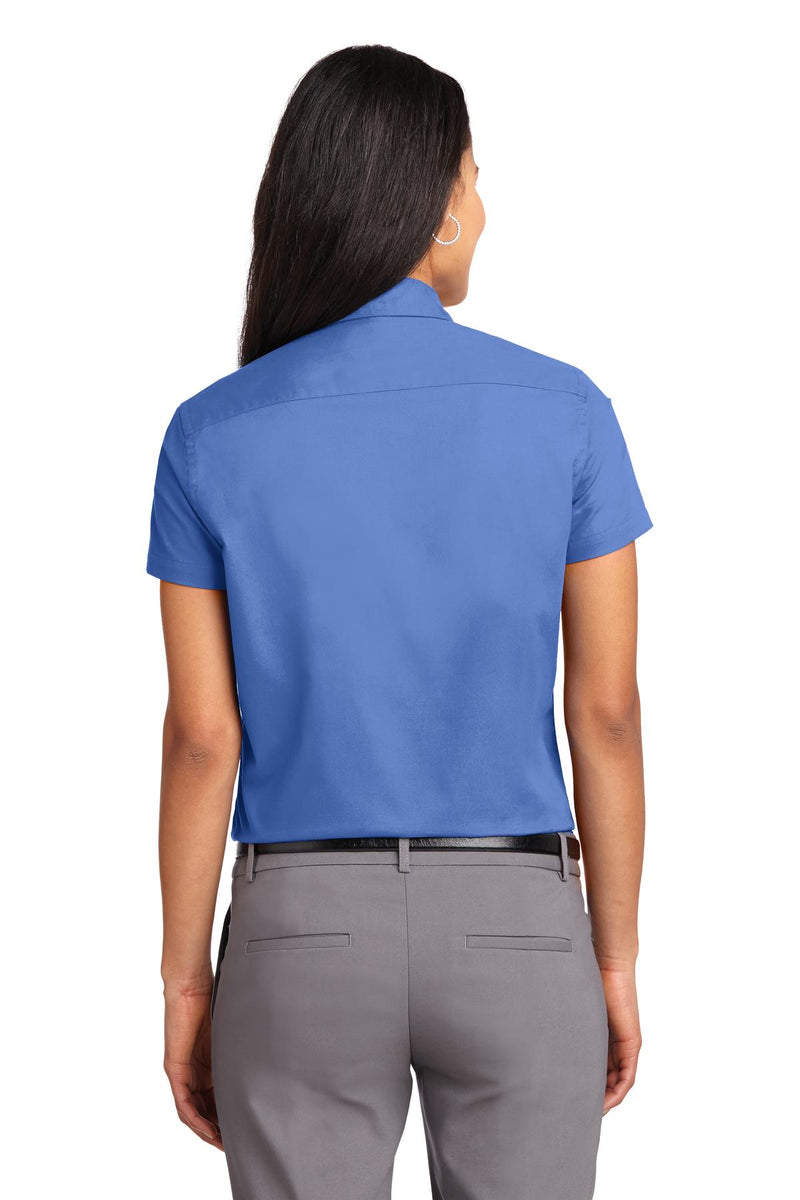 Port Authority Women's Short Sleeve Easy Care  Shirt - Ultramarine Blue