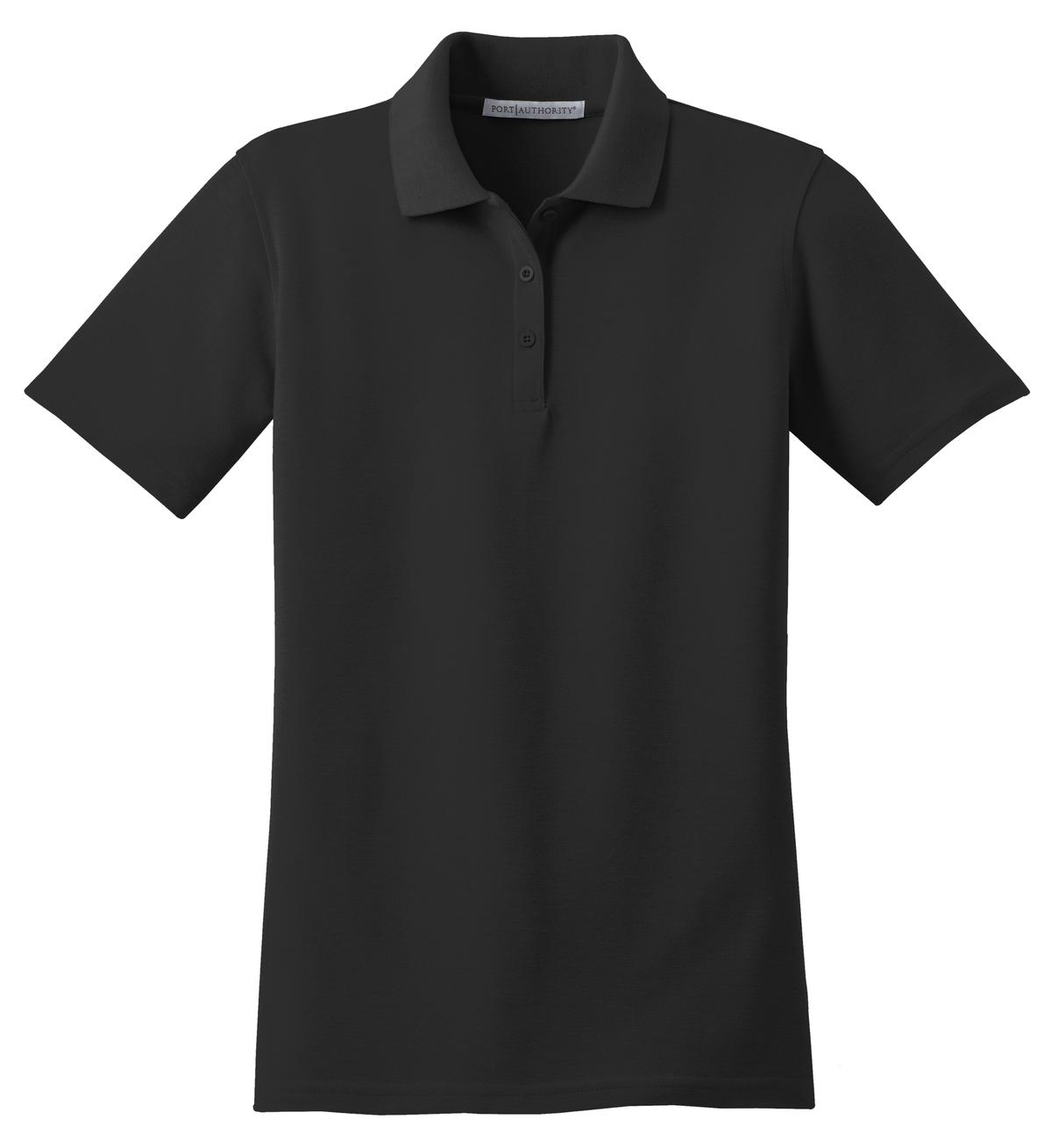 Port Authority Women's Stain-Resistant Polo - Black