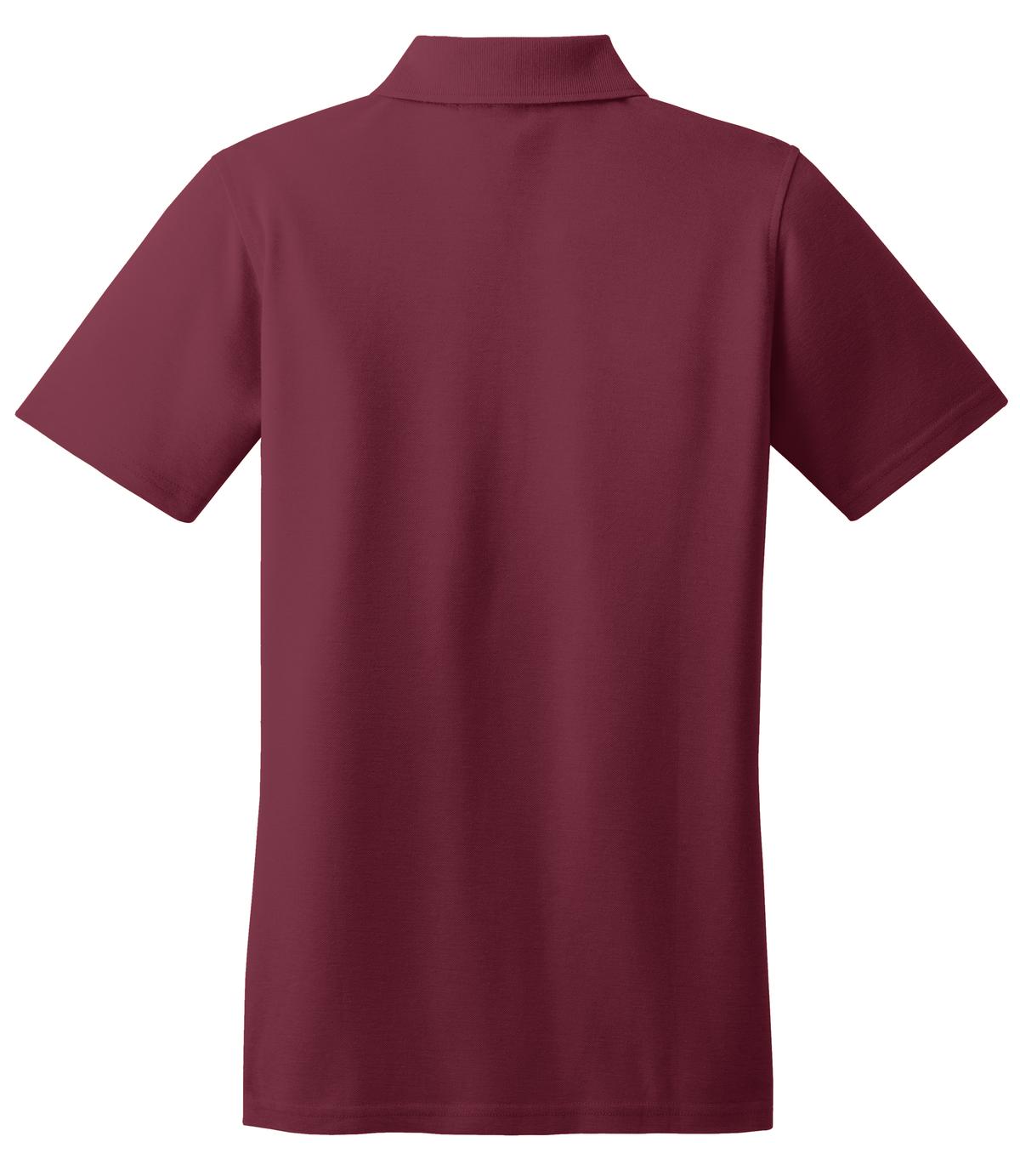 Port Authority Women's Stain-Resistant Polo - Burgundy