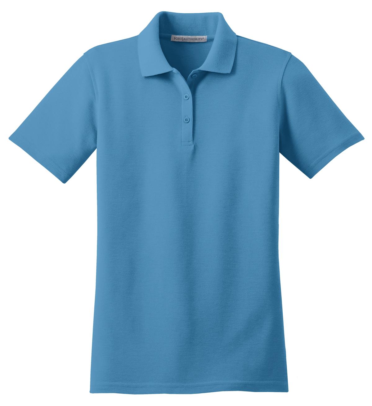 Port Authority Women's Stain-Resistant Polo - Celadon Blue