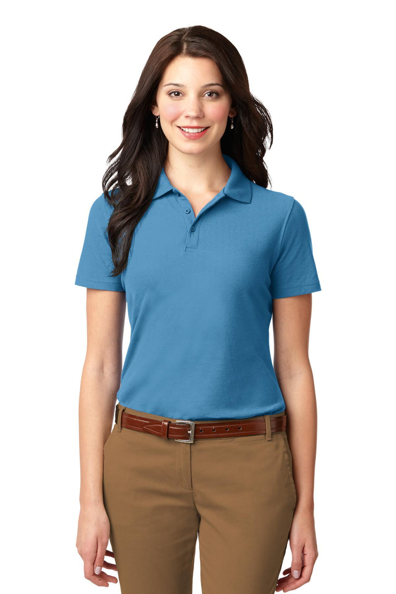 Port Authority Women's Stain-Resistant Polo - Celadon Blue
