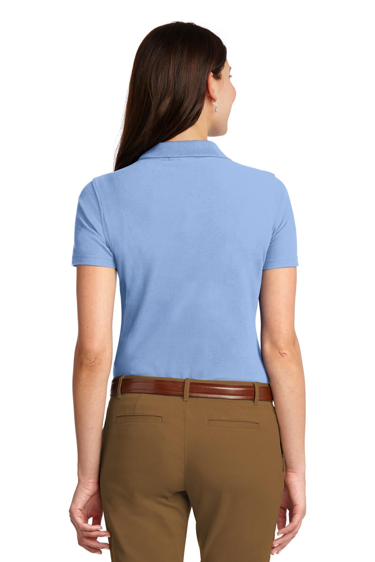 Port Authority Women's Stain-Resistant Polo - Light Blue