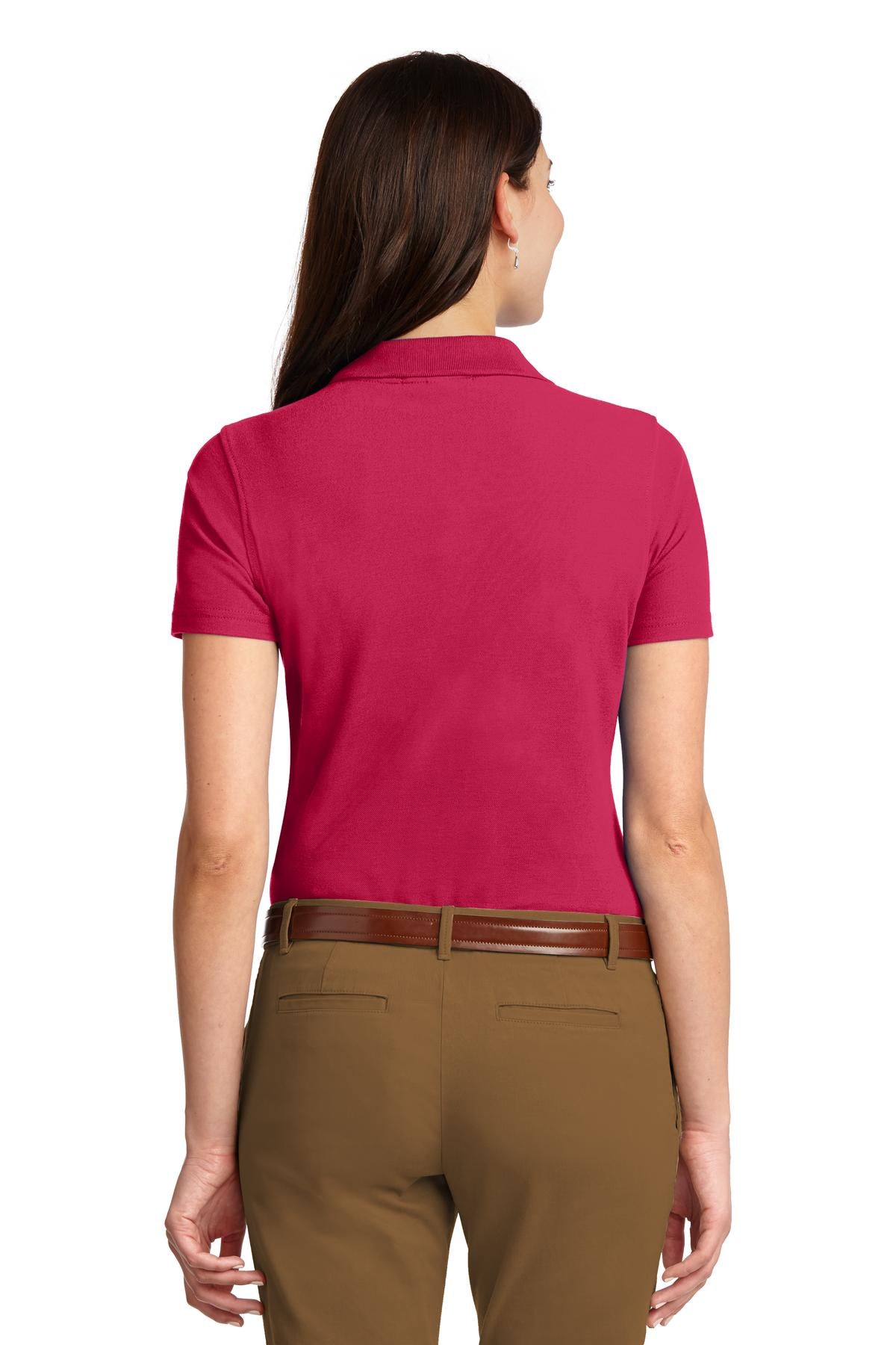 Port Authority Women's Stain-Resistant Polo - Red