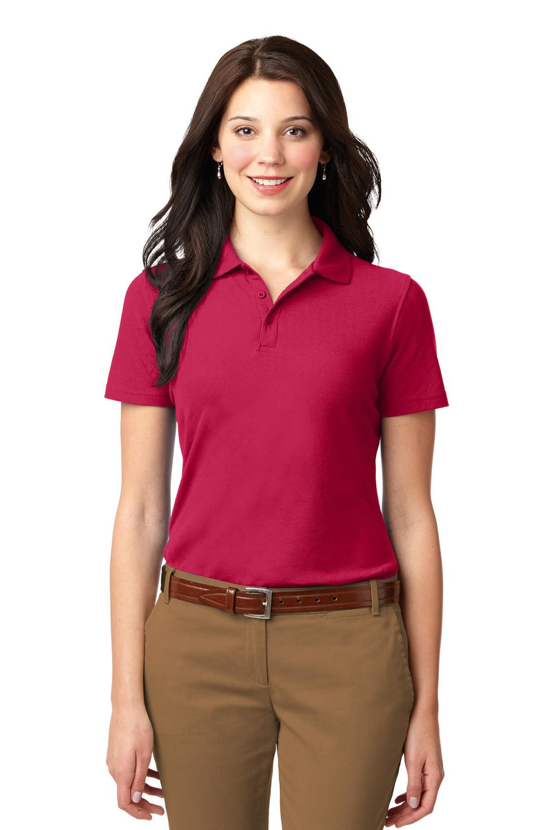 Port Authority Women's Stain-Resistant Polo - Red