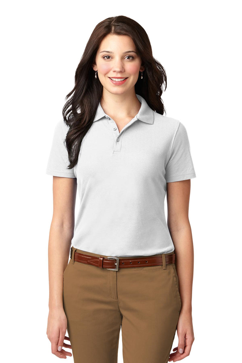 Port Authority Women's Stain-Resistant Polo - White