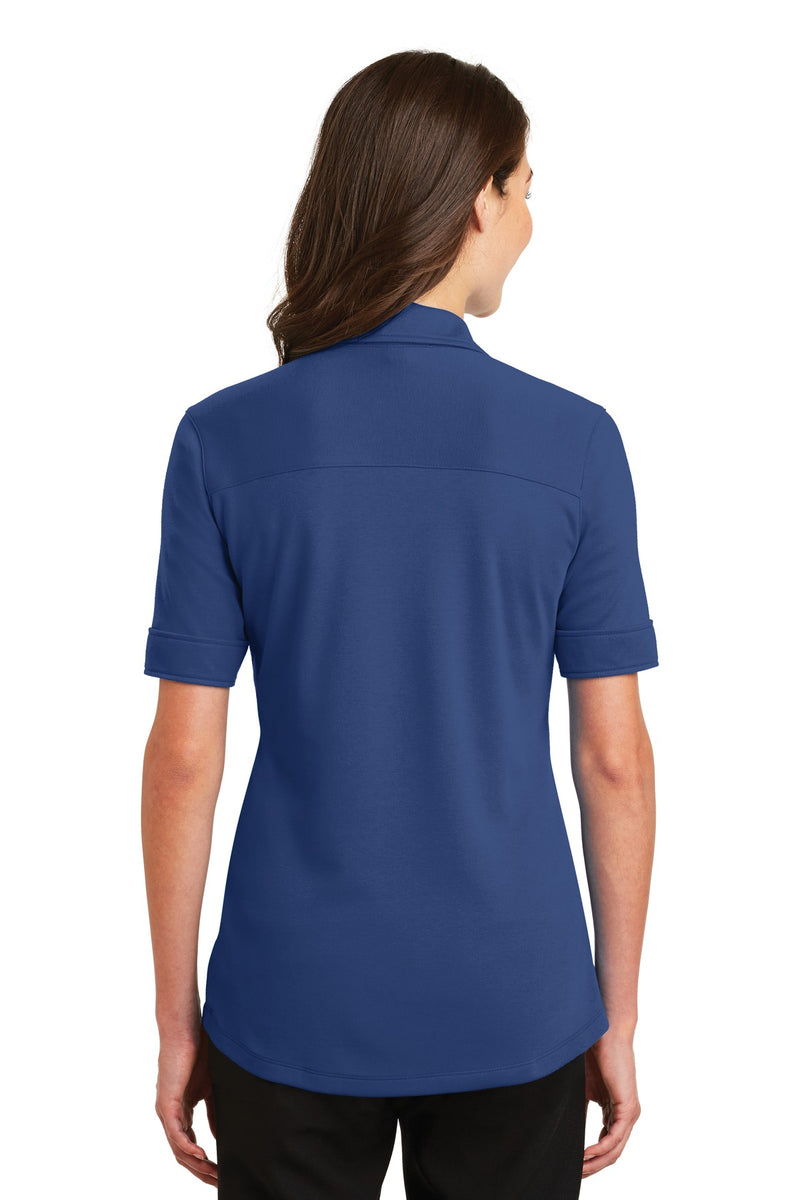 Port Authority Ladies Silk Touch Interlock Performance Polo - Royal
