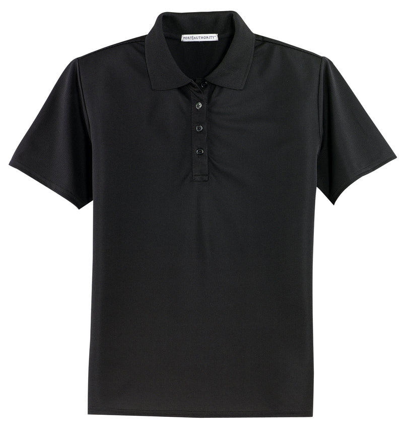 Port Authority Women's Dry Zone Ottoman Polo - Black