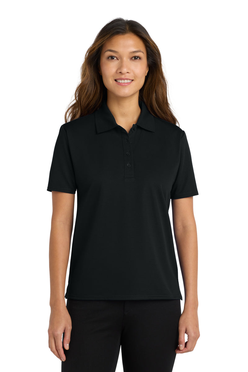 Port Authority Women's Dry Zone Ottoman Polo - Black