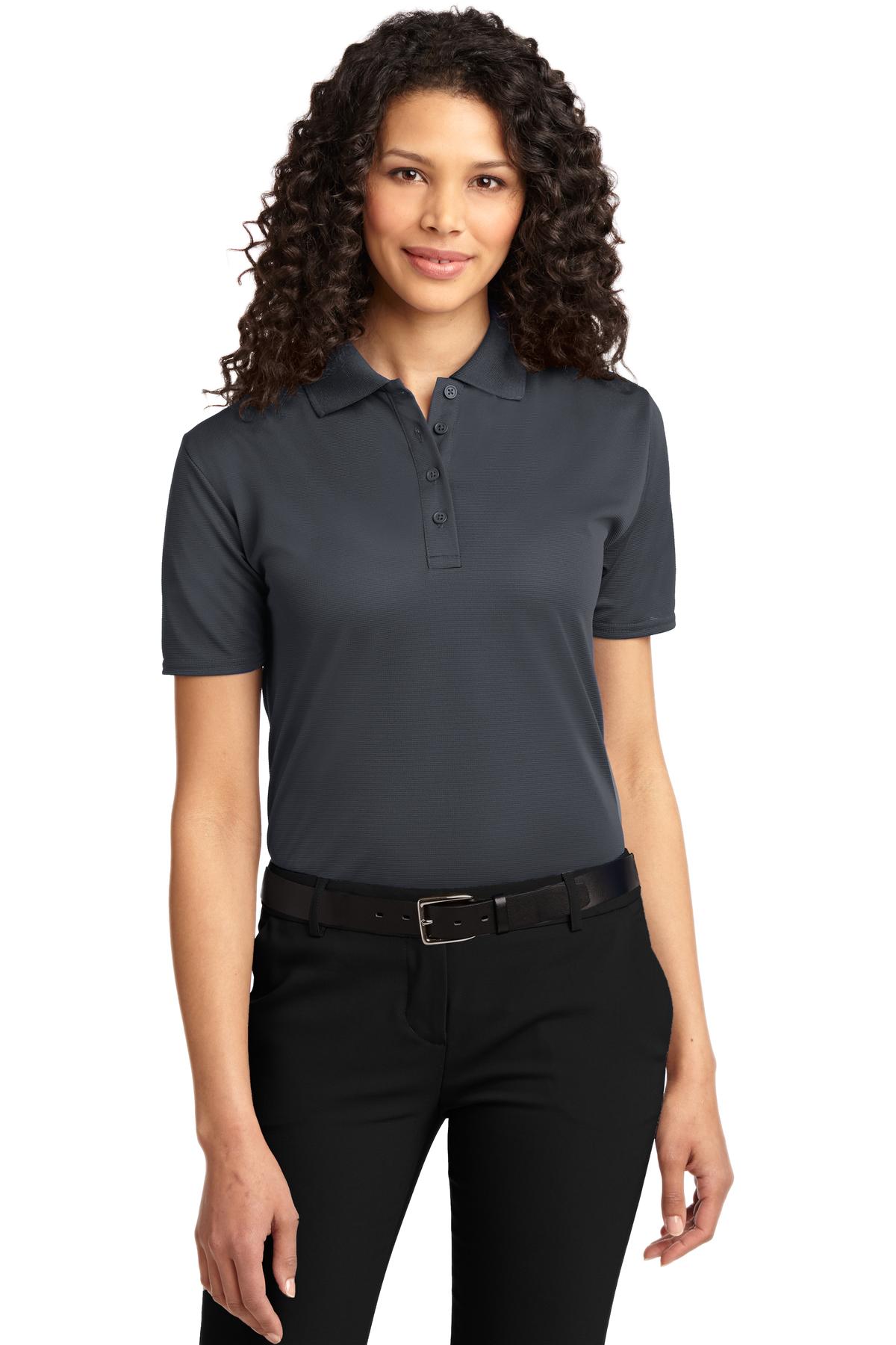 Port Authority Women's Dry Zone Ottoman Polo - Iron Grey