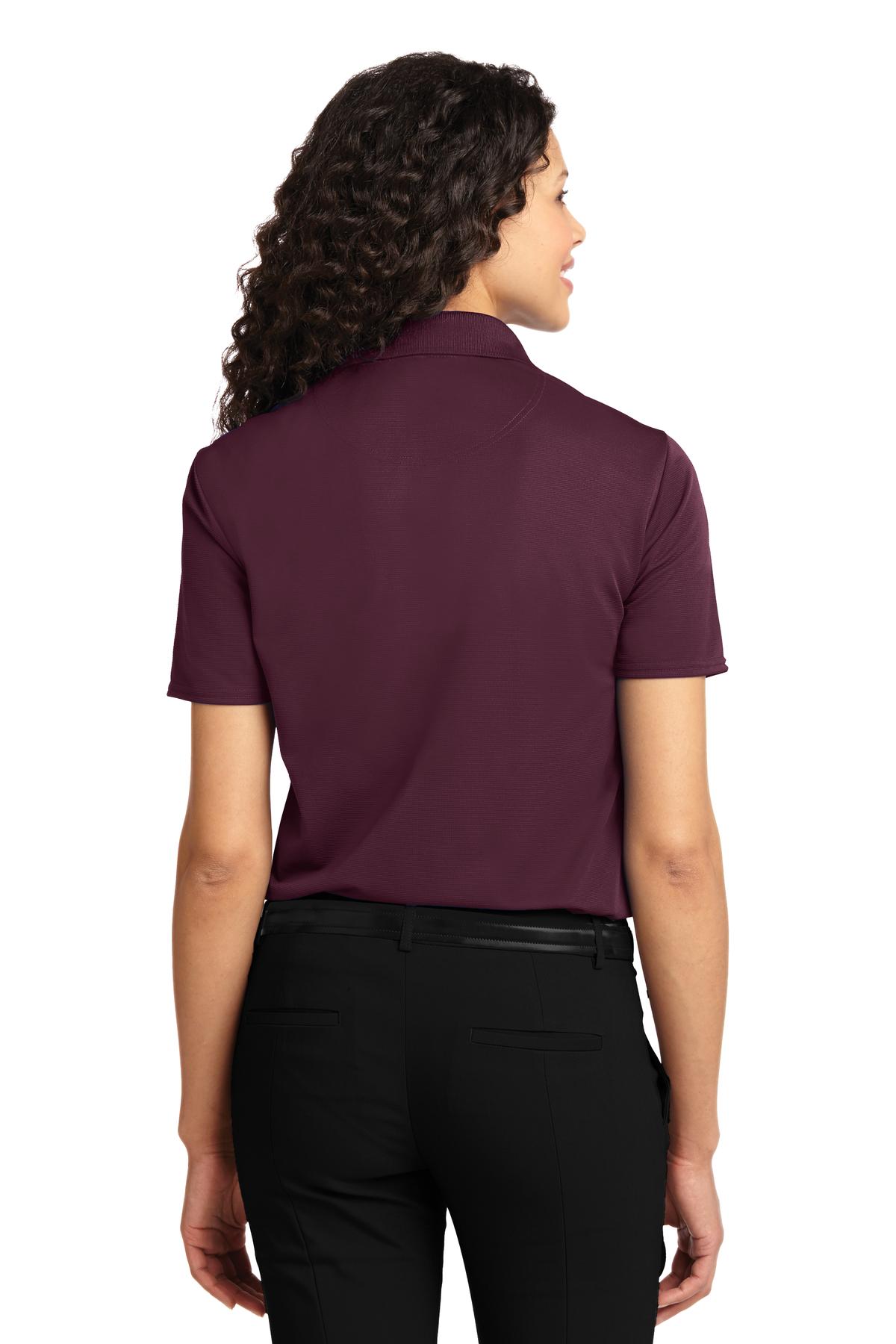 Port Authority Women's Dry Zone Ottoman Polo - Maroon