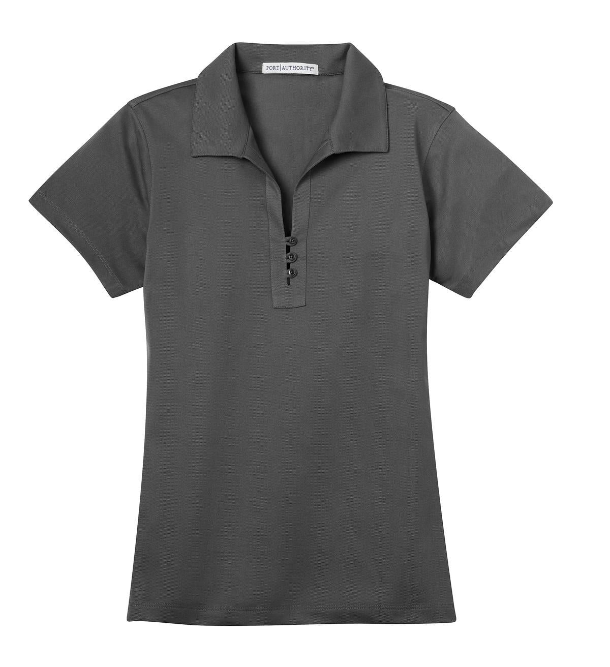 Port Authority Women's Tech Pique Polo - Grey Smoke