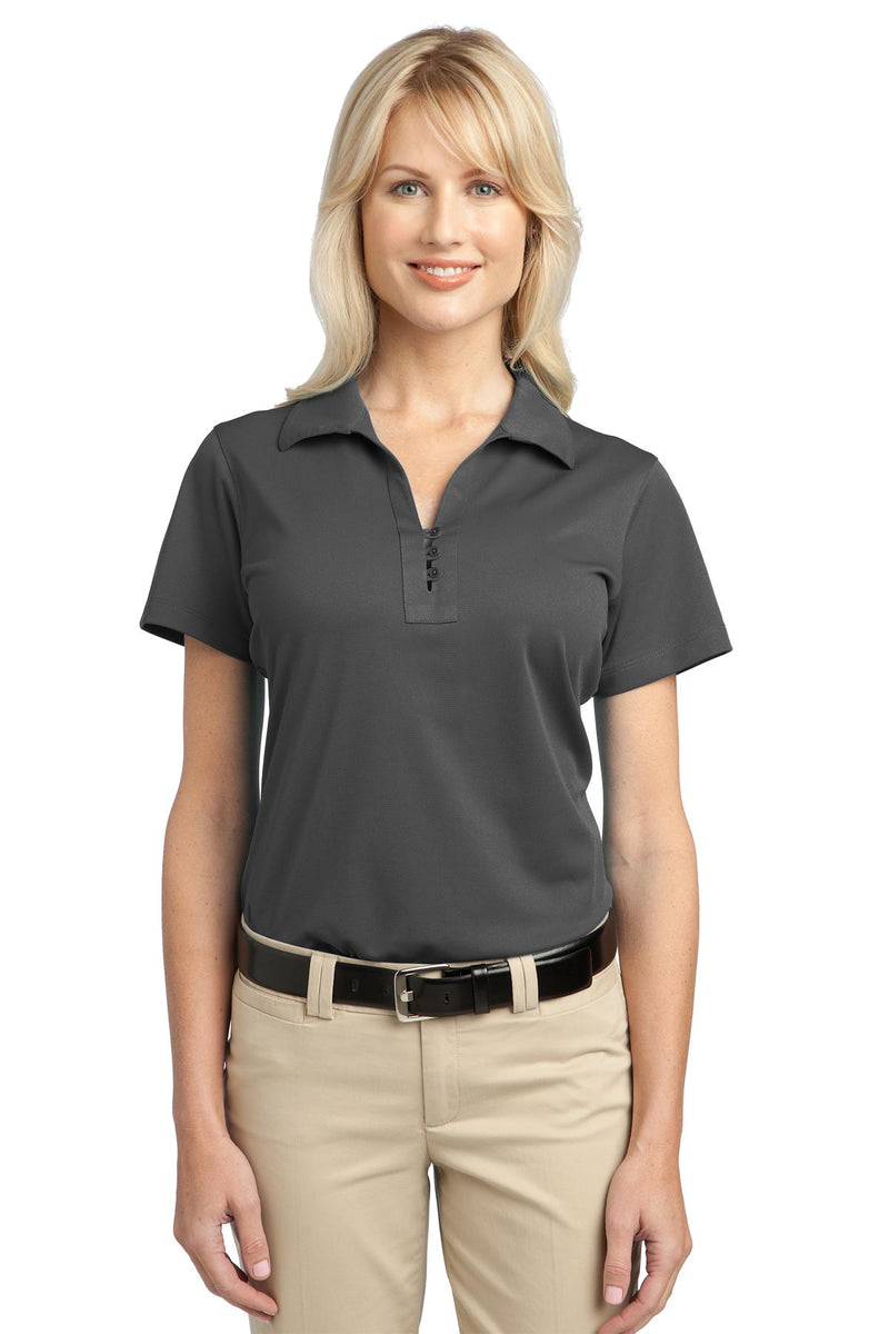 Port Authority Women's Tech Pique Polo - Grey Smoke