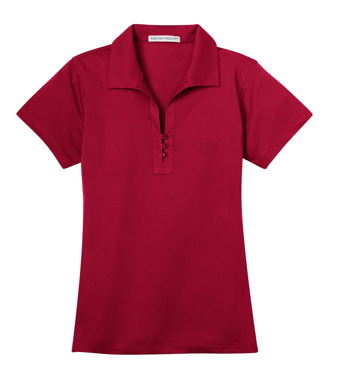 Port Authority Women's Tech Pique Polo - Rich Red