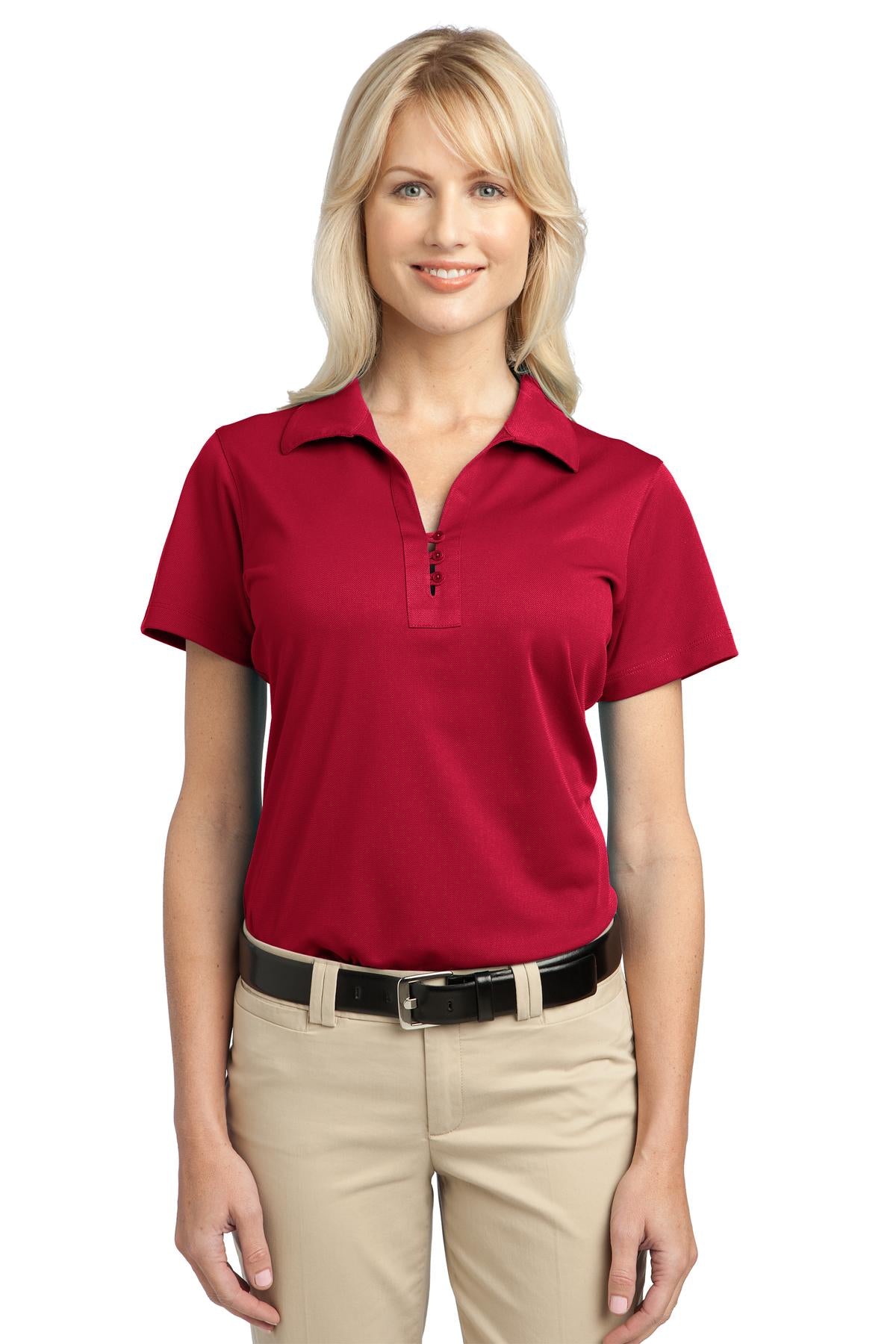 Port Authority Women's Tech Pique Polo - Rich Red
