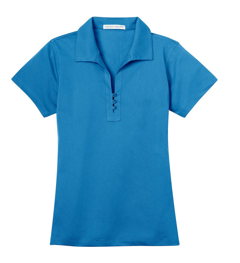 Port Authority Women's Tech Pique Polo - Vivid Blue