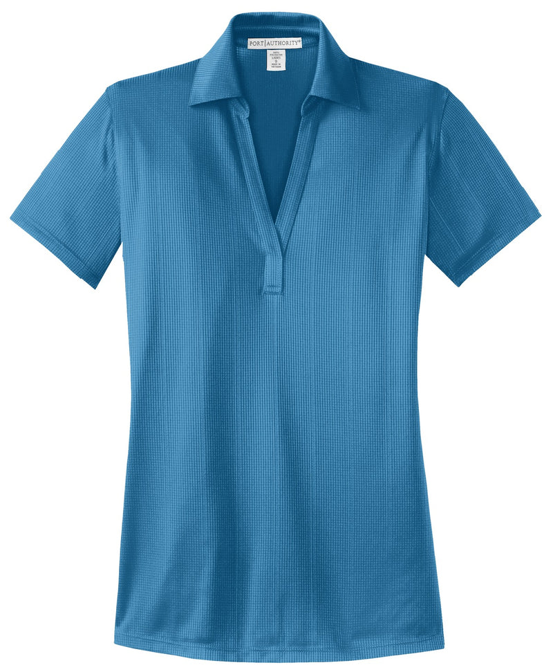 Port Authority Women's Performance Fine Jacquard Polo - Ocean Blue