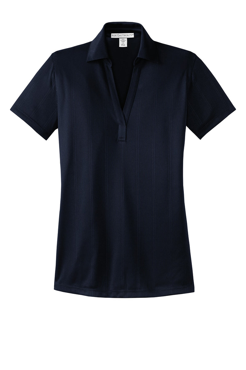 Port Authority Women's Performance Fine Jacquard Polo - True Navy