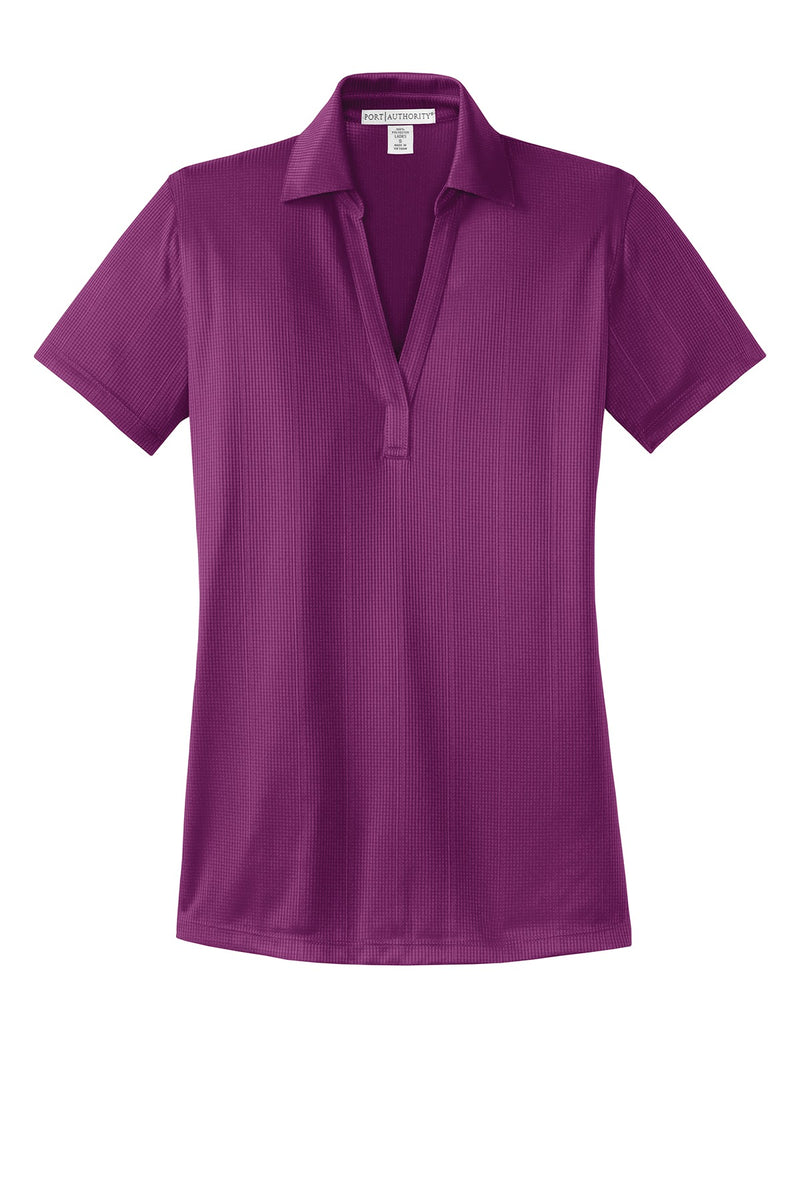 Port Authority Women's Performance Fine Jacquard Polo - Violet Purple