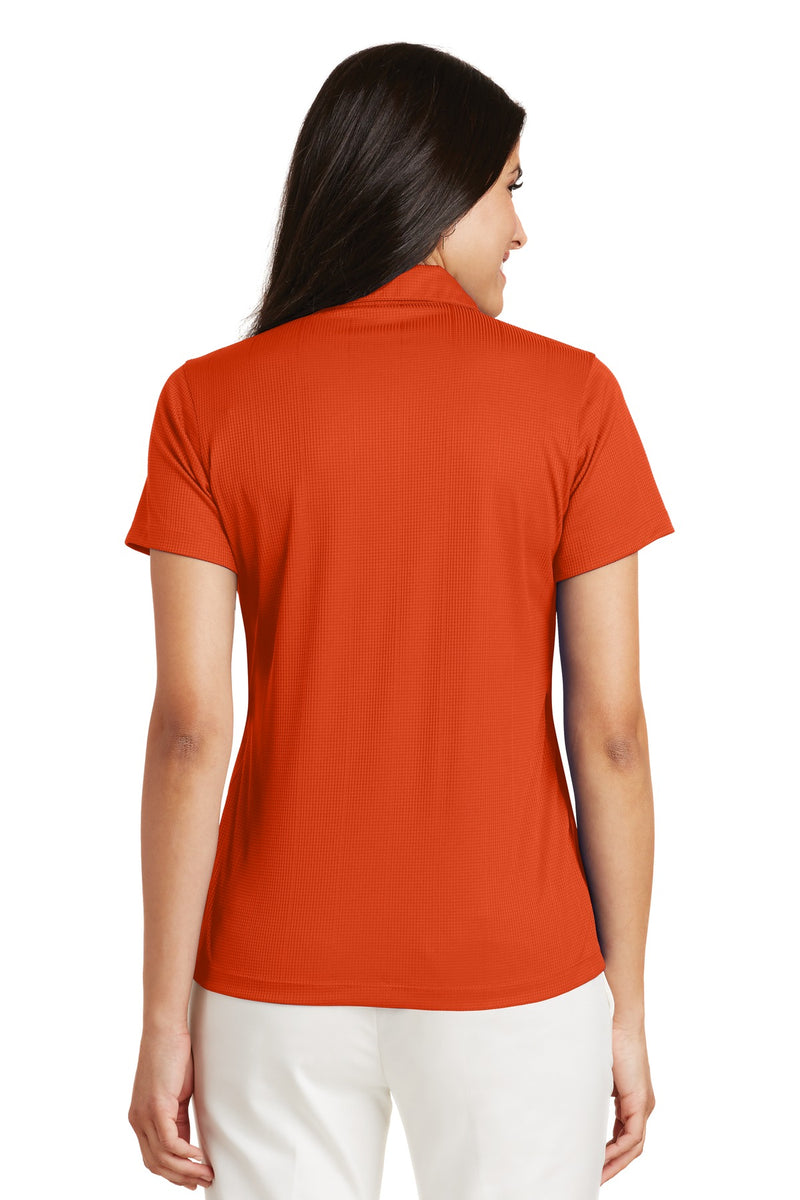 Port Authority Women's Performance Fine Jacquard Polo - Autumn Orange