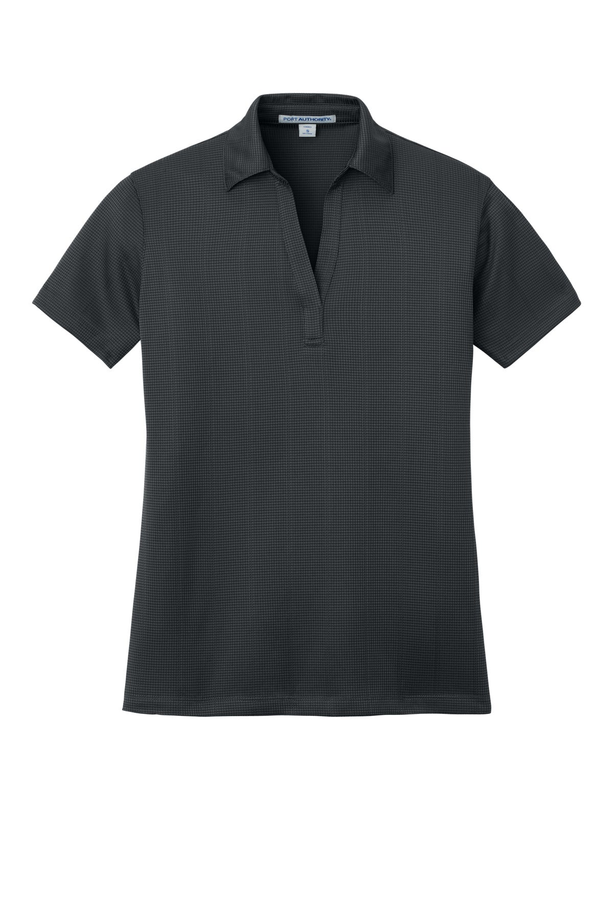 Port Authority Women's Performance Fine Jacquard Polo - Grey Smoke