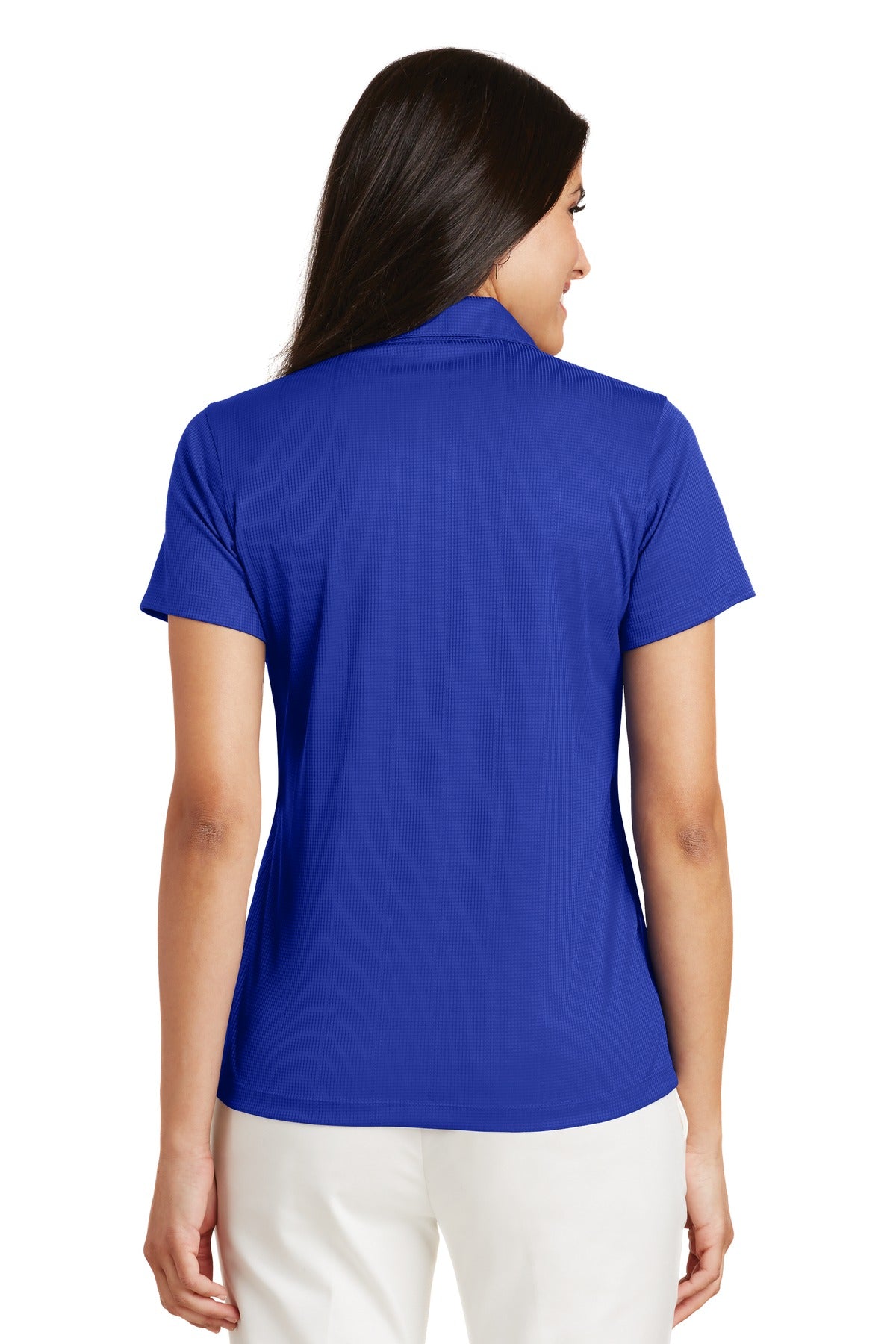Port Authority Women's Performance Fine Jacquard Polo - Hyper Blue
