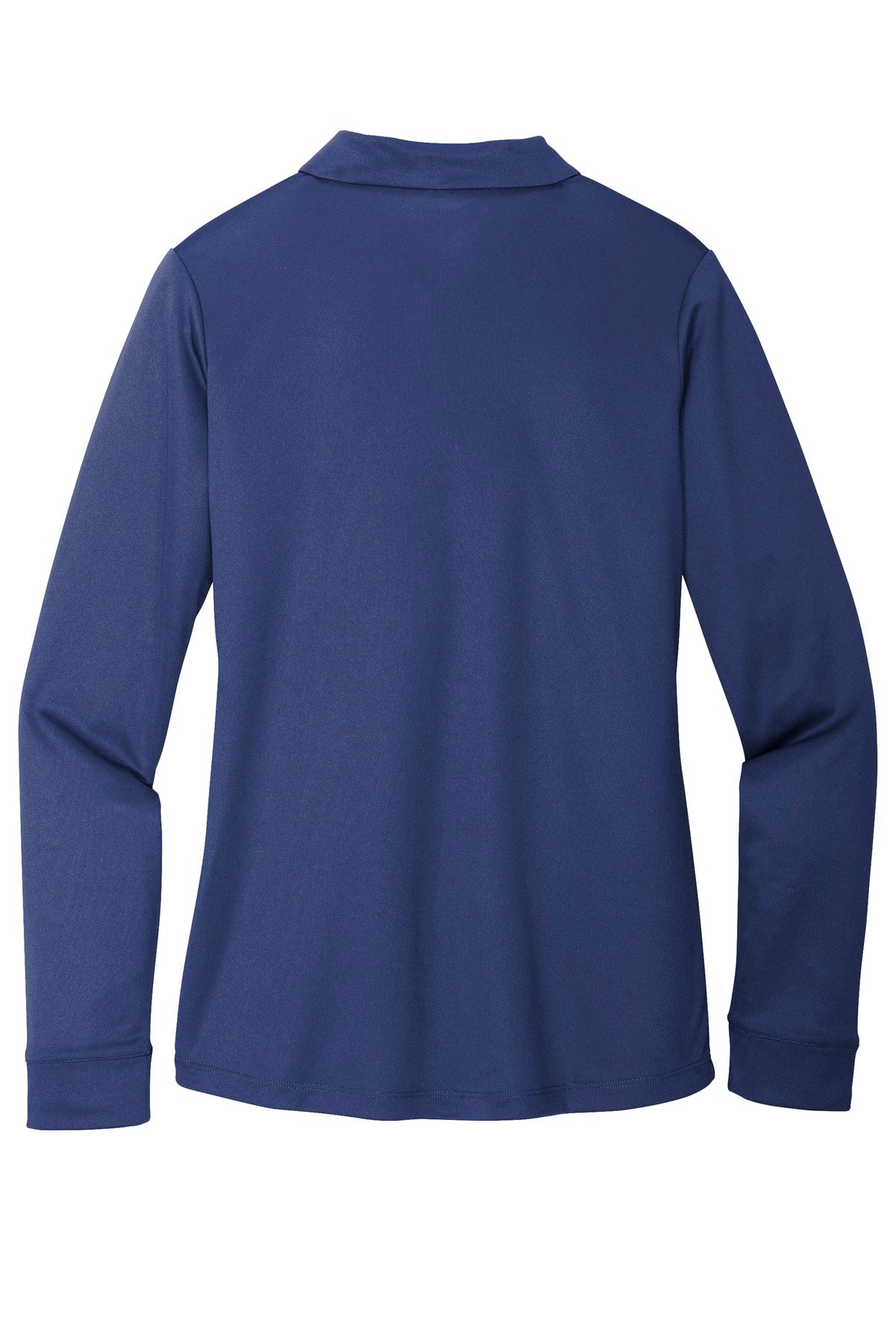 Port Authority  Women's Silk Touch   Performance Long Sleeve Polo - Royal