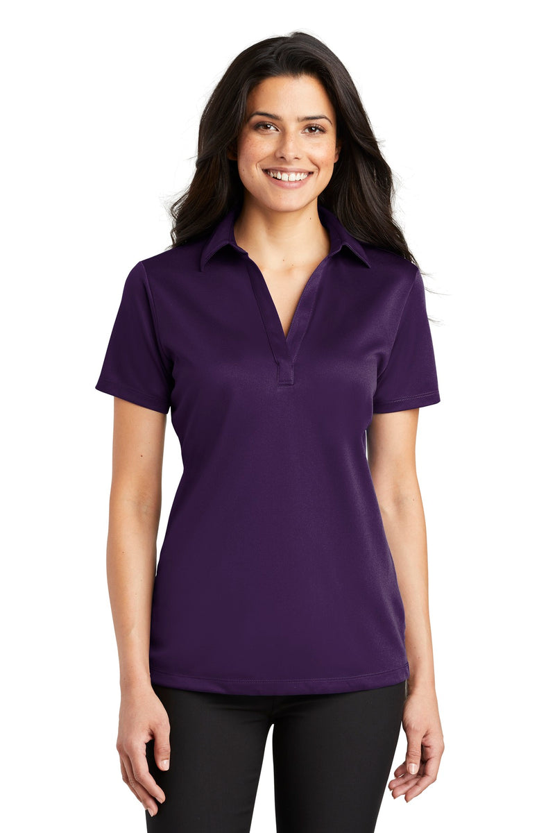 Port Authority Women's Silk Touch Performance Polo - Bright Purple