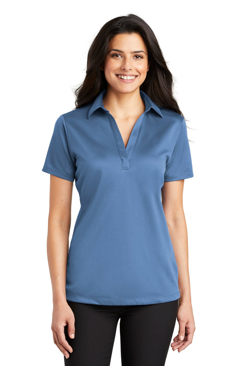 Port Authority Women's Silk Touch Performance Polo - Carolina Blue