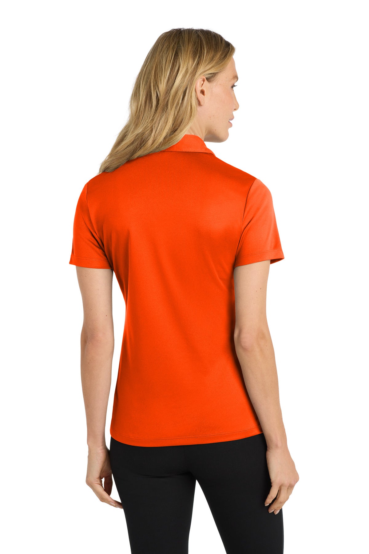 Port Authority Women's Silk Touch Performance Polo - Neon Orange