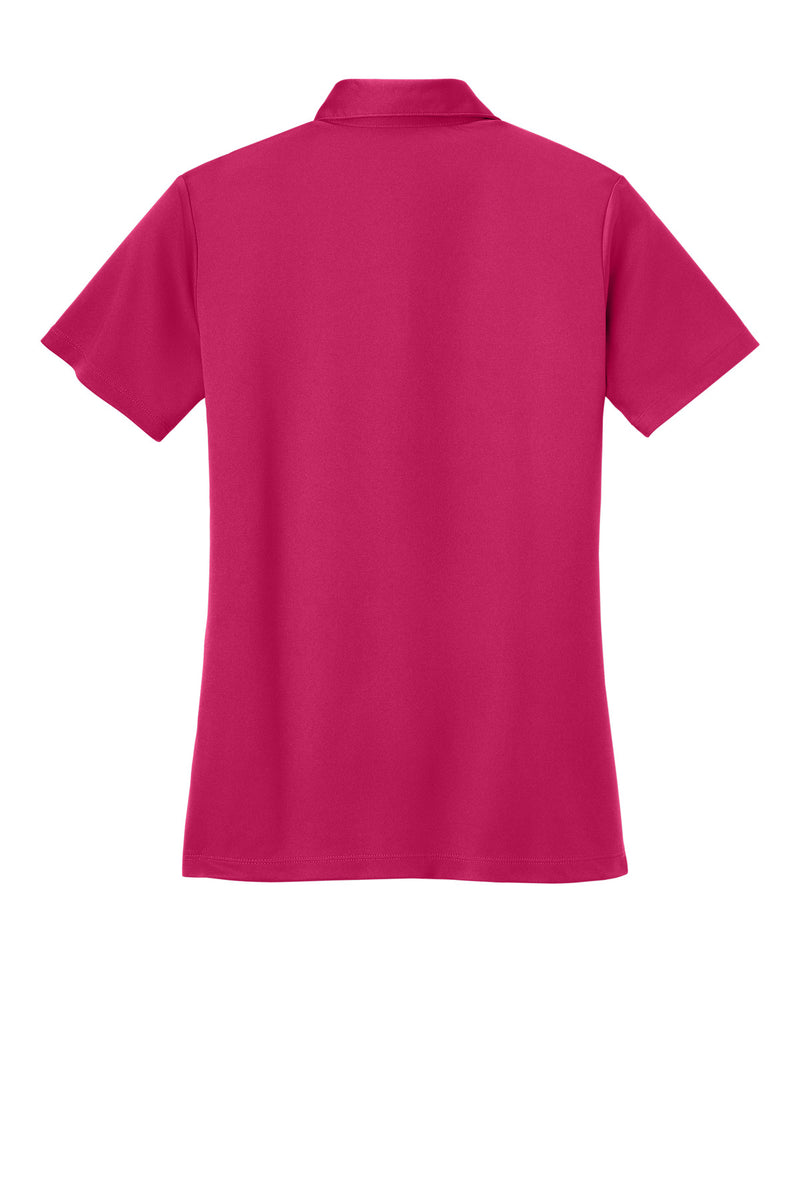 Port Authority Women's Silk Touch Performance Polo - Pink Raspberry