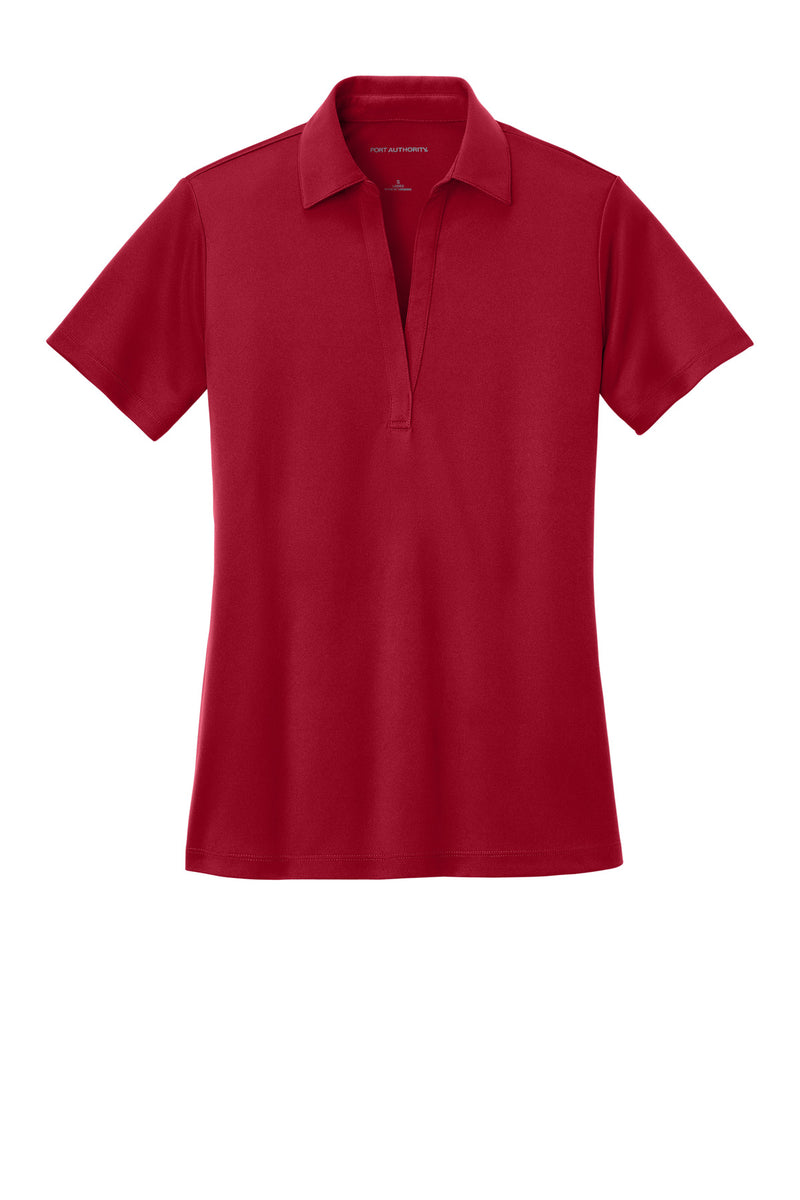 Port Authority Women's Silk Touch Performance Polo - Red