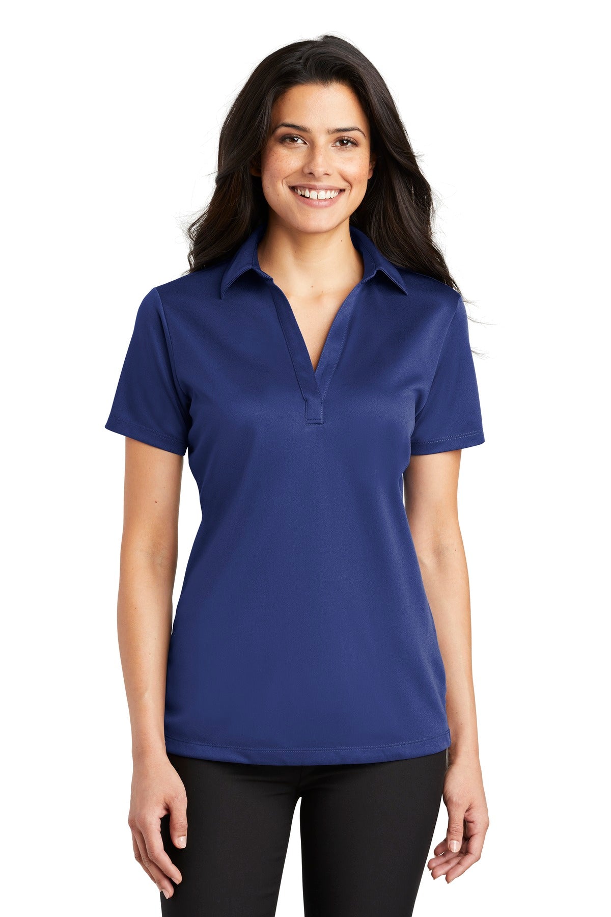 Port Authority Women's Silk Touch Performance Polo - Royal