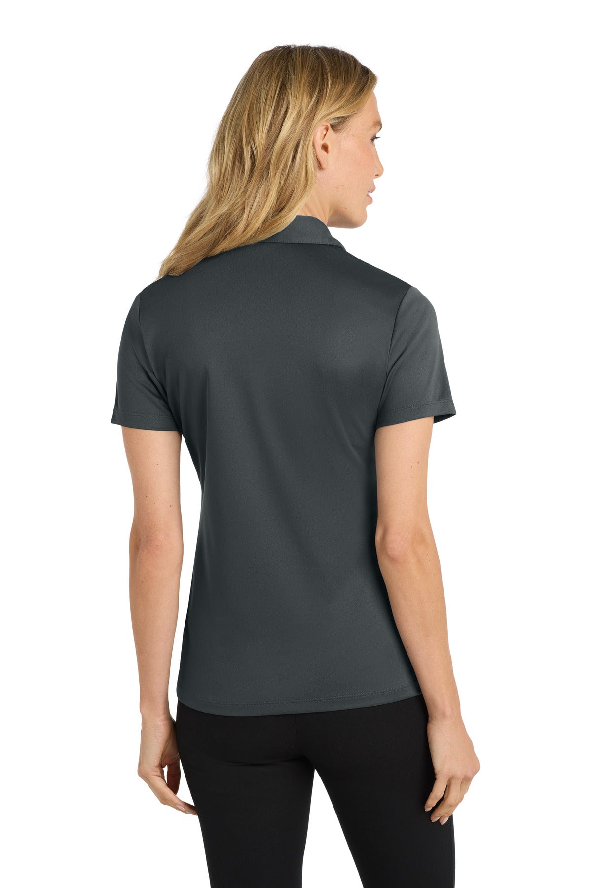 Port Authority Women's Silk Touch Performance Polo - Steel Grey