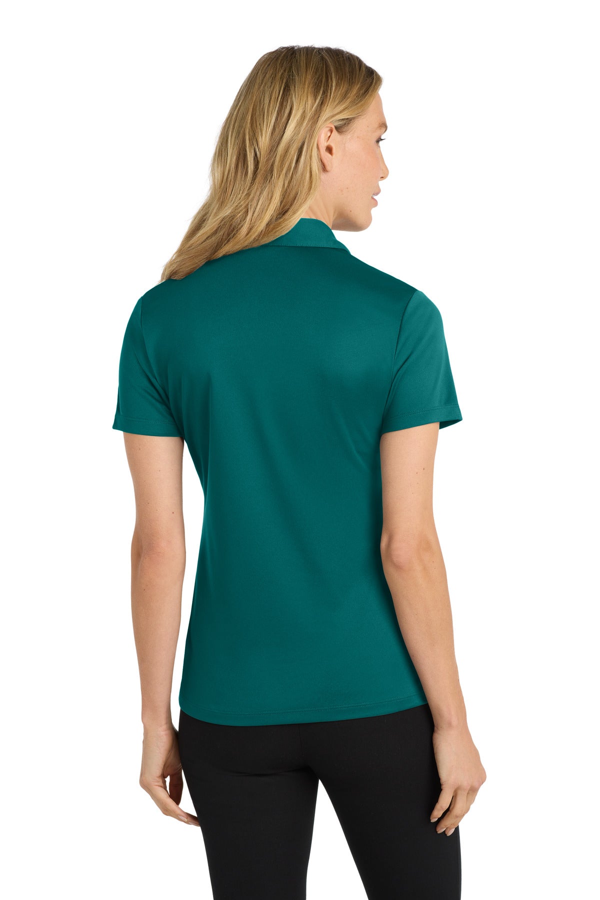Port Authority Women's Silk Touch Performance Polo - Teal Green