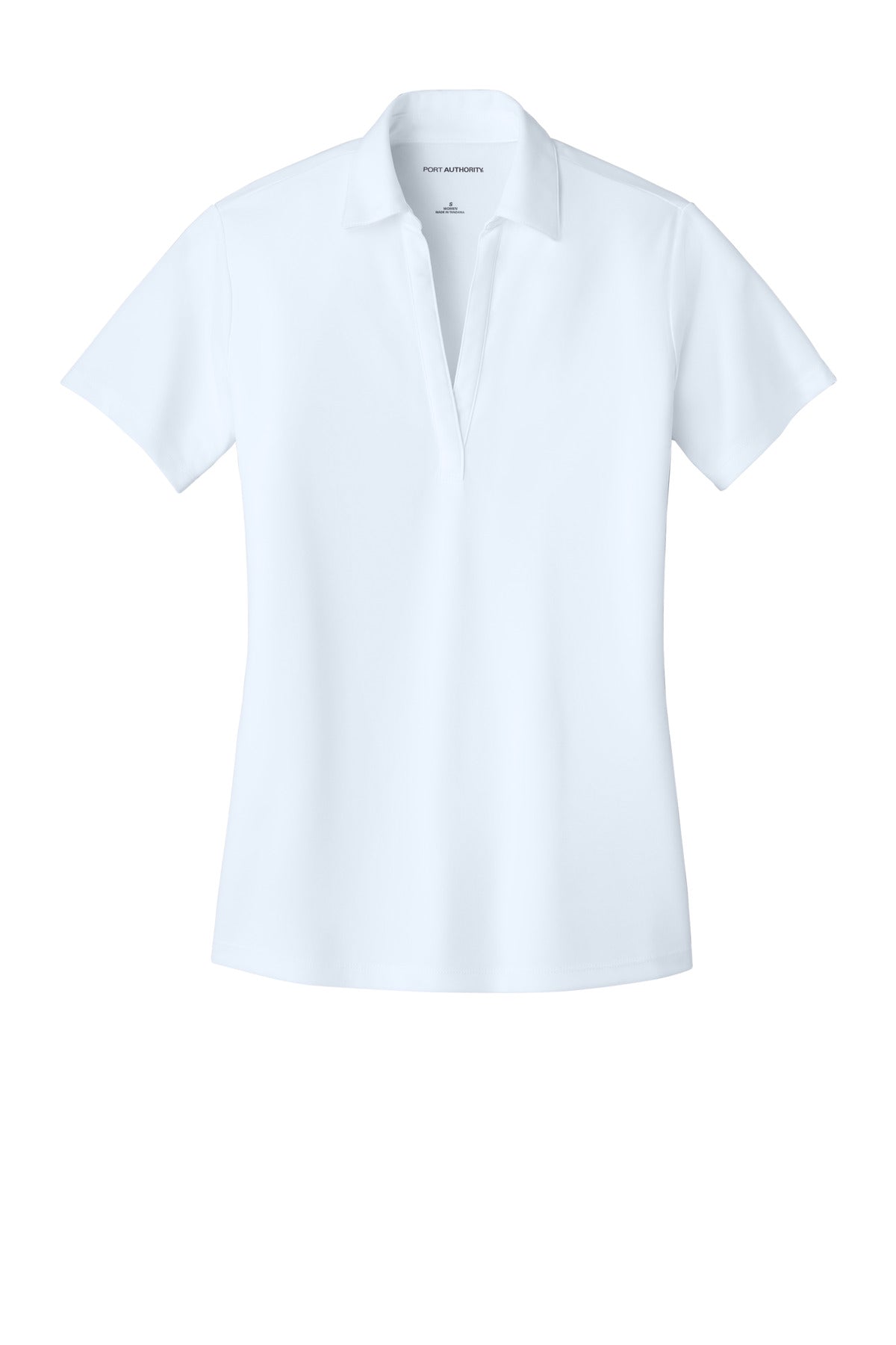 Port Authority Women's Silk Touch Performance Polo - White