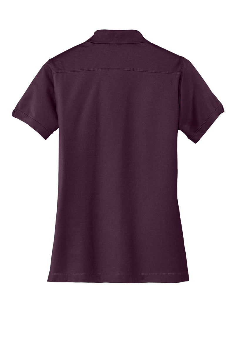 Port Authority Women's Stretch Pique Polo - Aubergine Purple