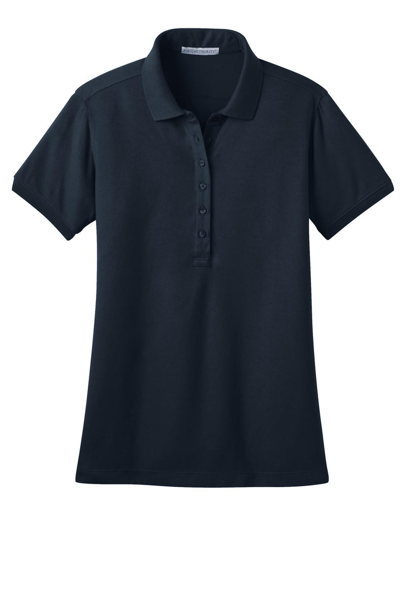 Port Authority Women's Stretch Pique Polo - Dress Blue Navy
