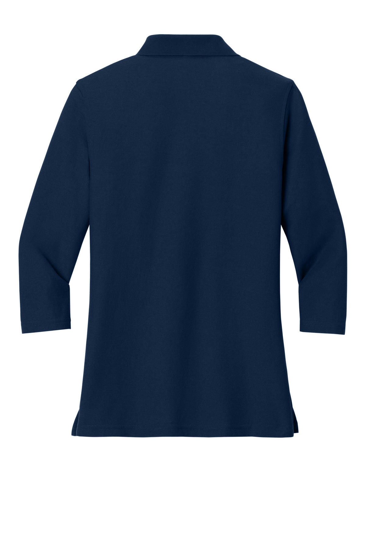 Port Authority Women's Silk Touch 3/4-Sleeve Polo - Navy