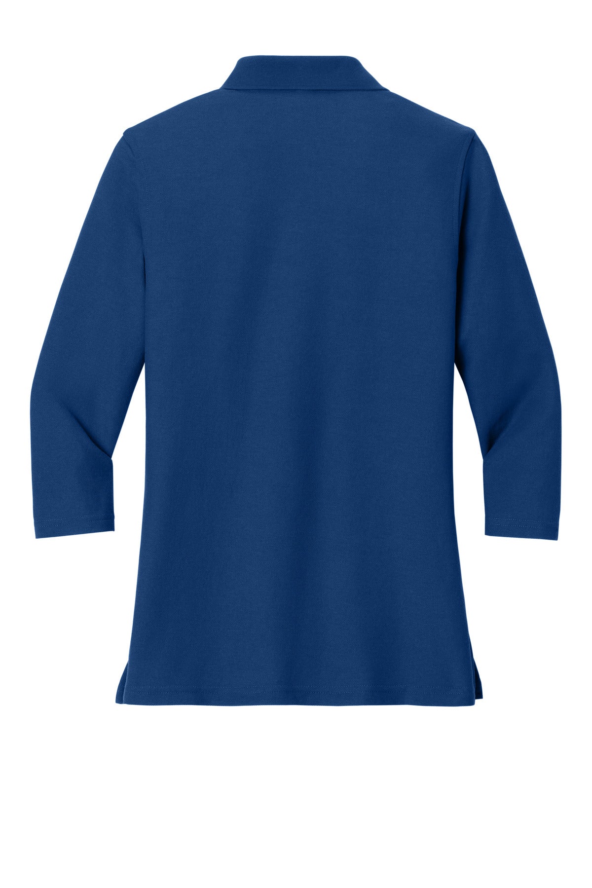 Port Authority Women's Silk Touch 3/4-Sleeve Polo - Royal